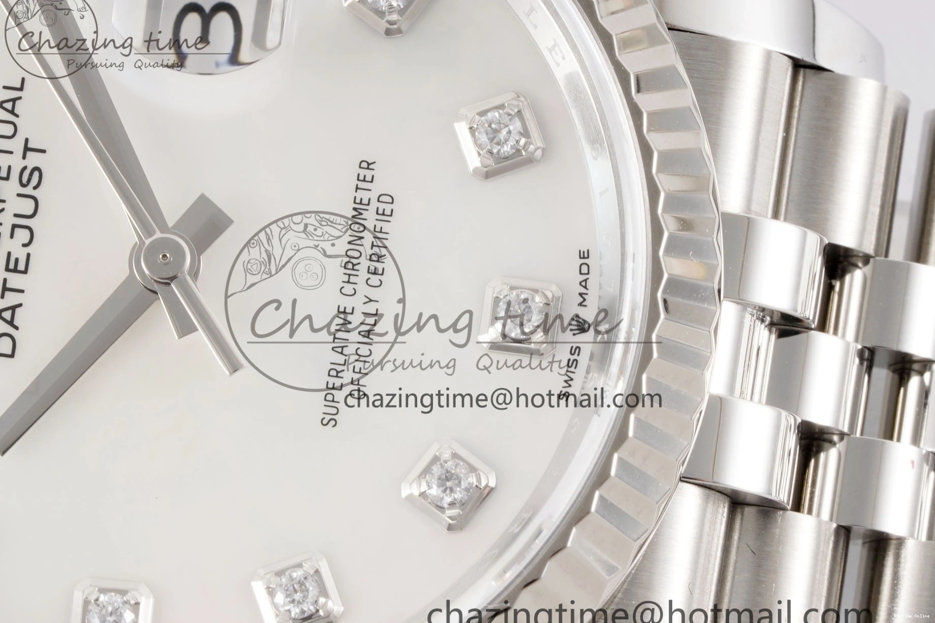 0419 DateJust 36 126234 Clean 1:1 Best Edition 904L Steel White MOP Diamonds Dial on Jubilee Bracelet VR Youthful 1992